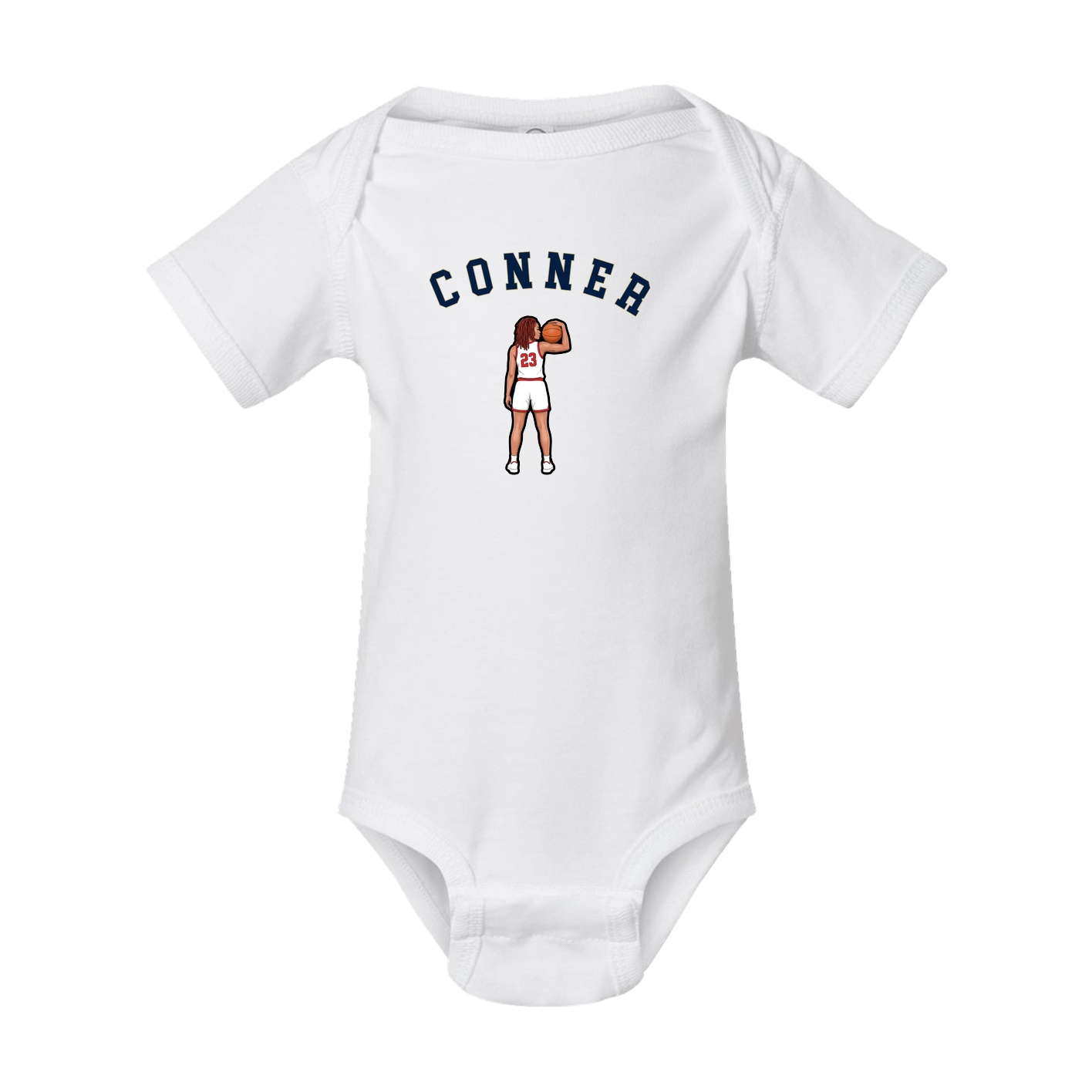 Baby Onesie — Shirsey Arch in White