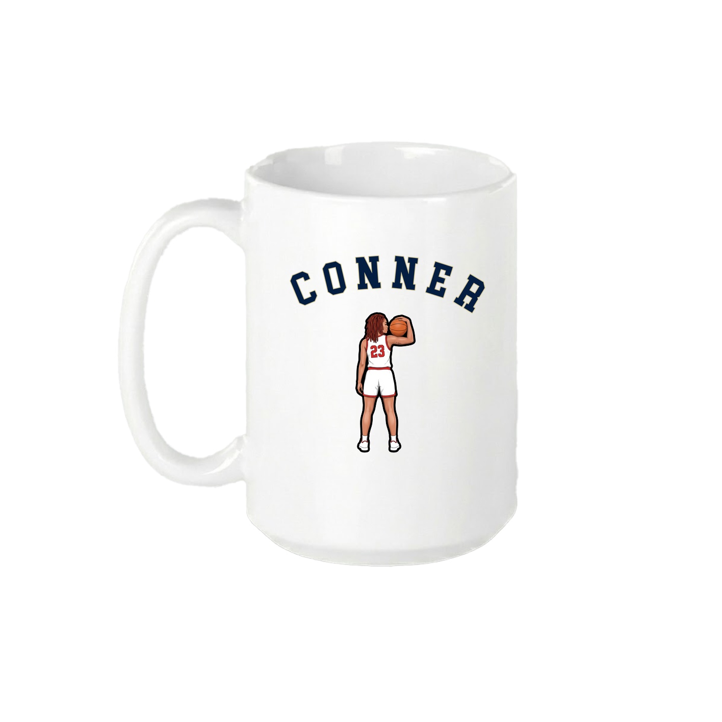 15oz Coffee Mug — Shirsey Arch in White