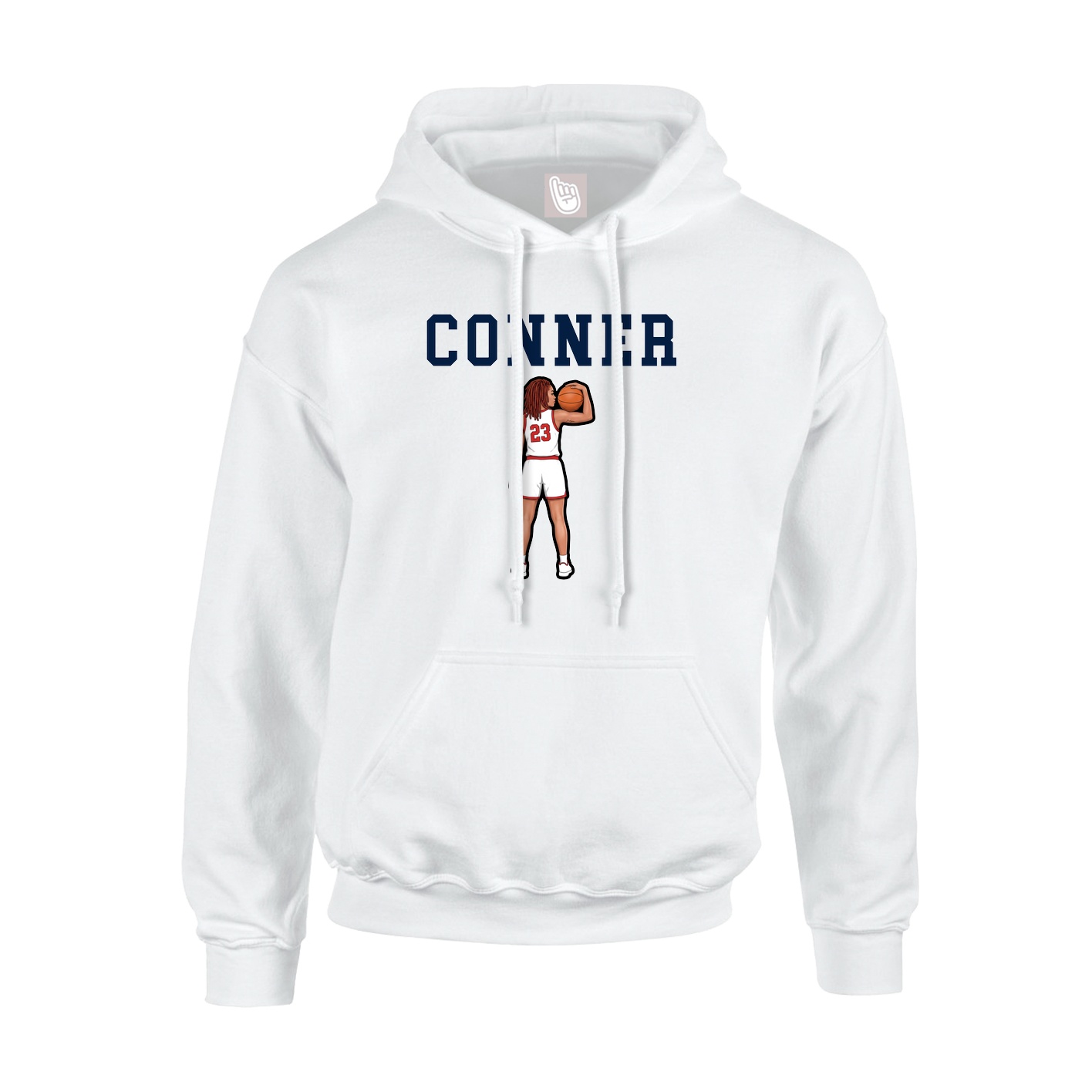 Youth Hoodie — Shirsey in White