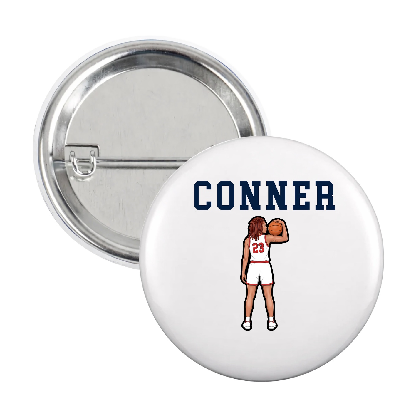 Game Day Button — Shirsey in White