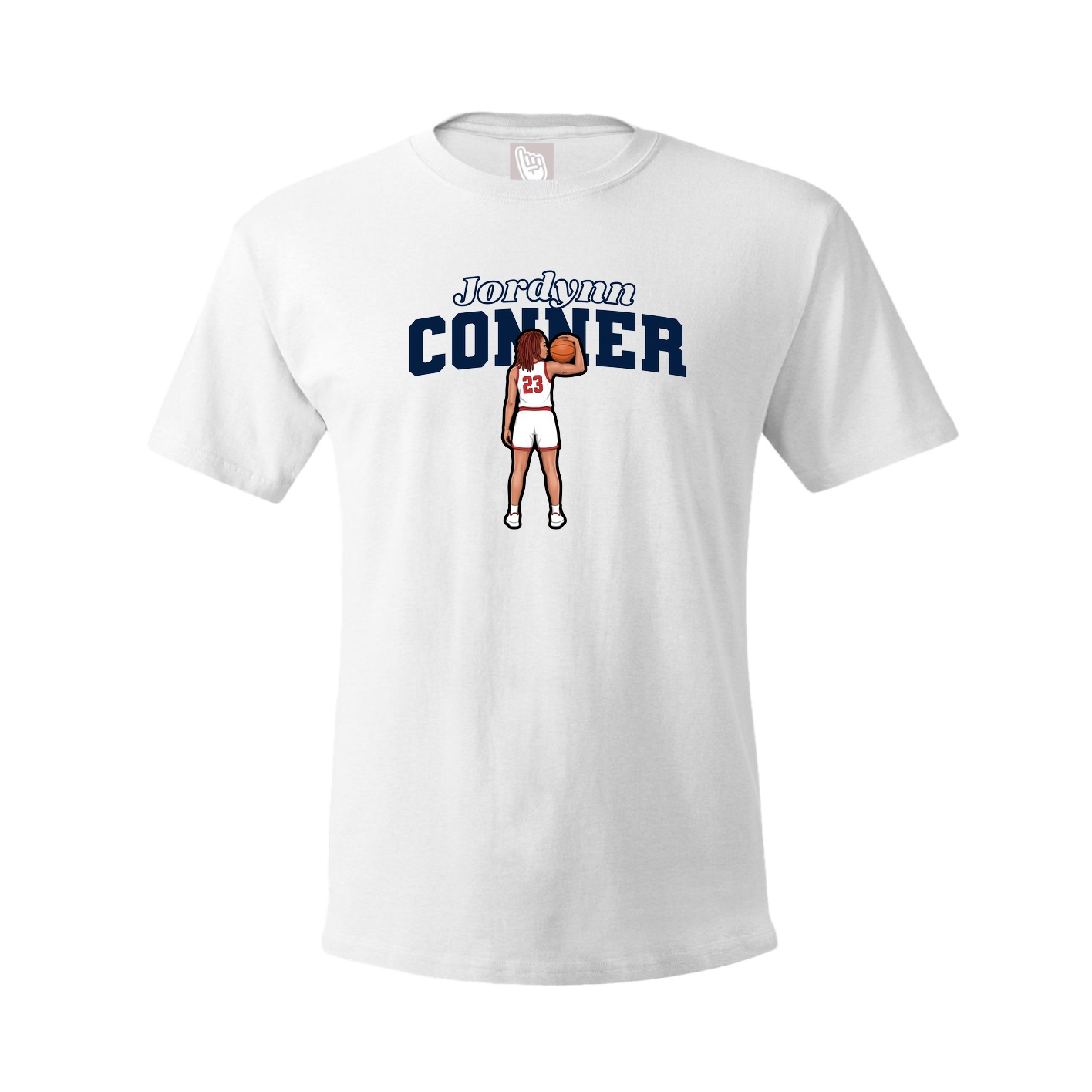 Tee — Name Arch in White