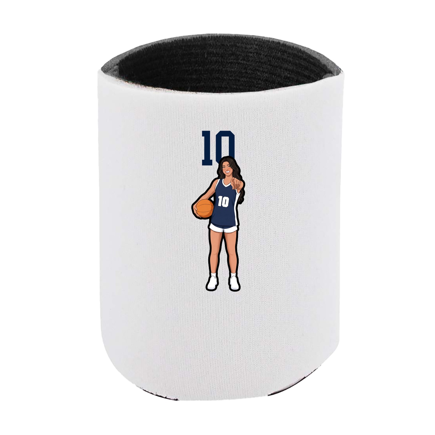 Can Holder — Number Top in White