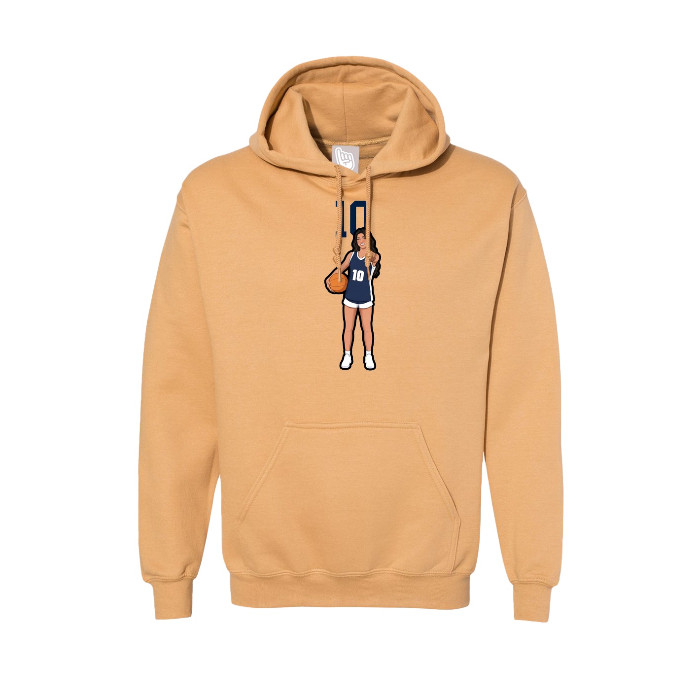 Hoodie — Number Top in Vegas Gold