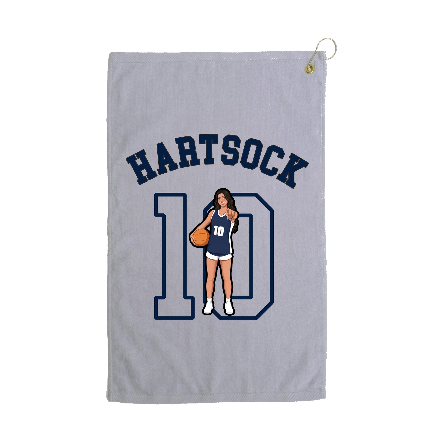Golf Towel — Shirsey Arch in Grey