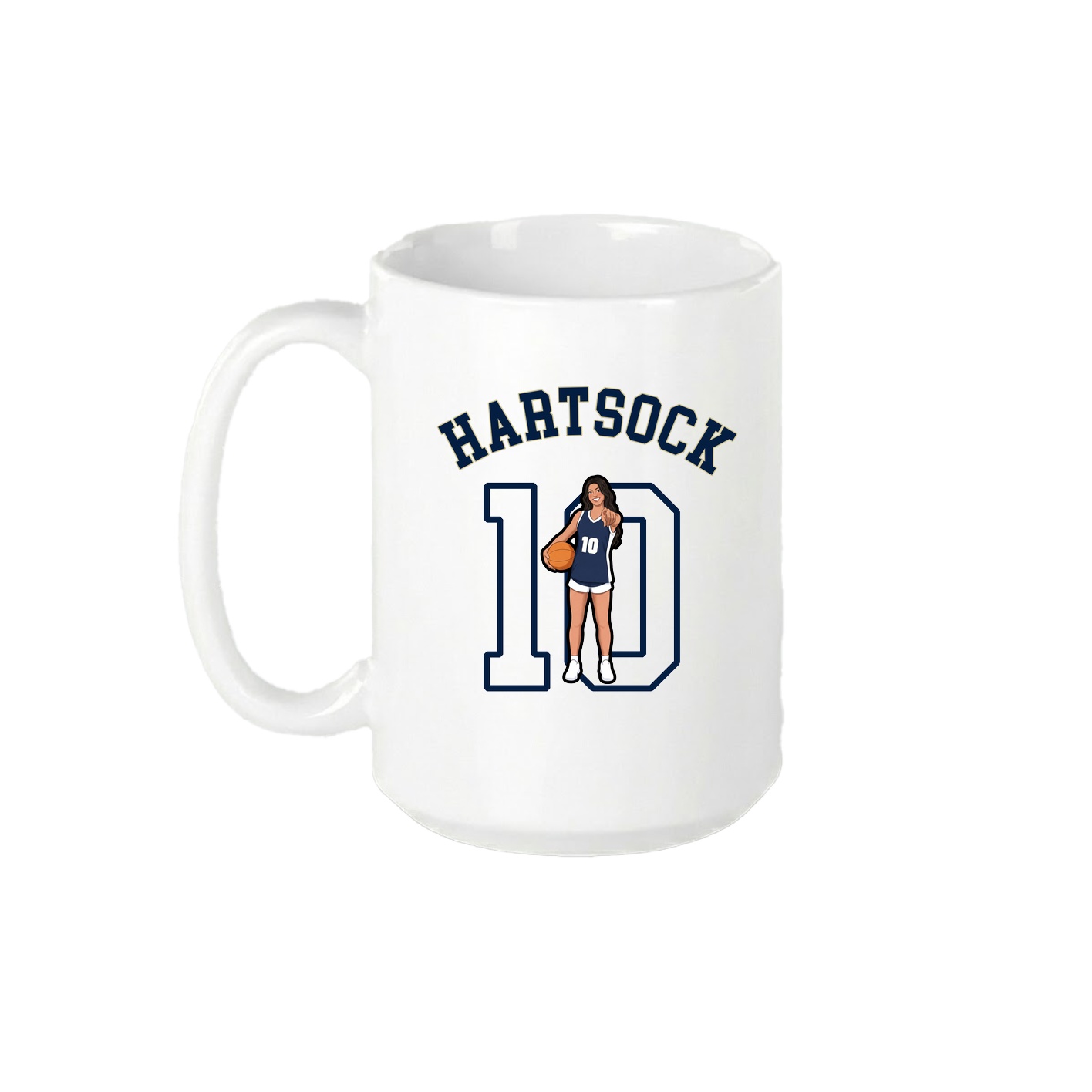 15oz Coffee Mug — Shirsey Arch in White