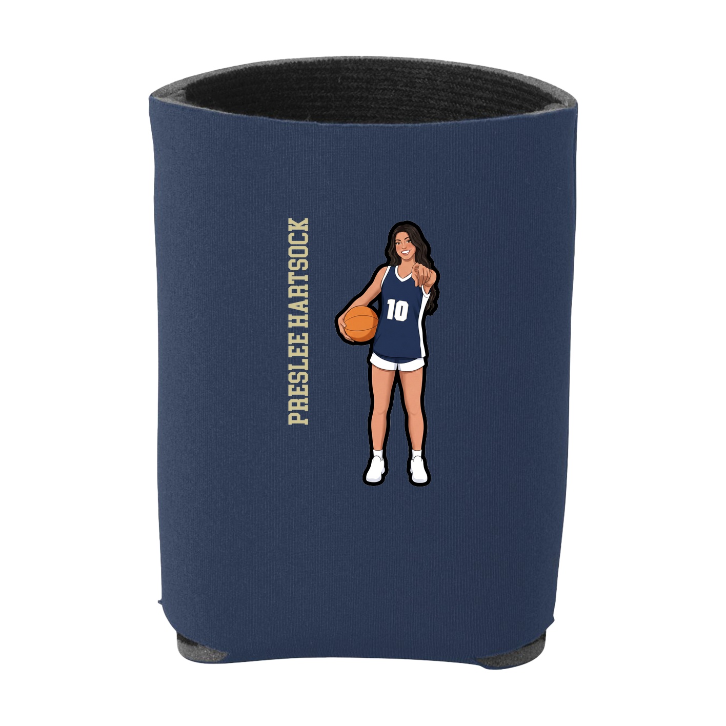 Can Holder — Name Vertical in Navy