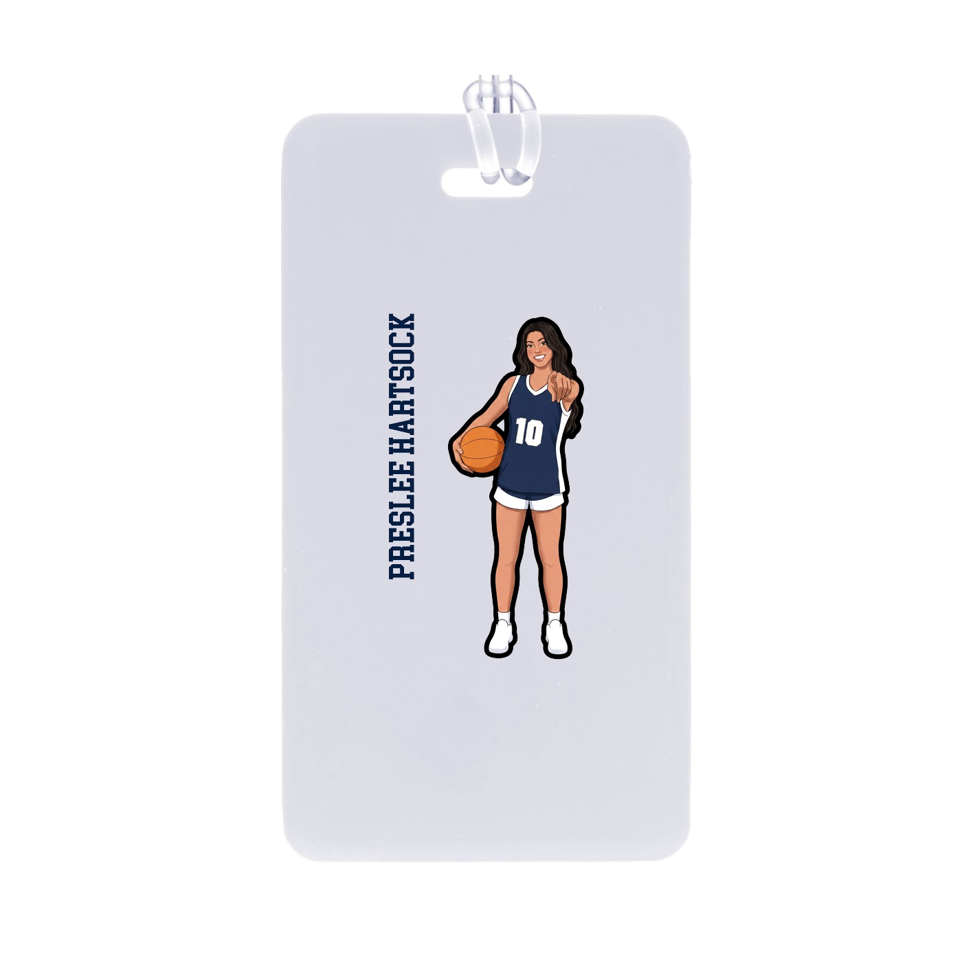 Bag Tag — Name Vertical in Classic
