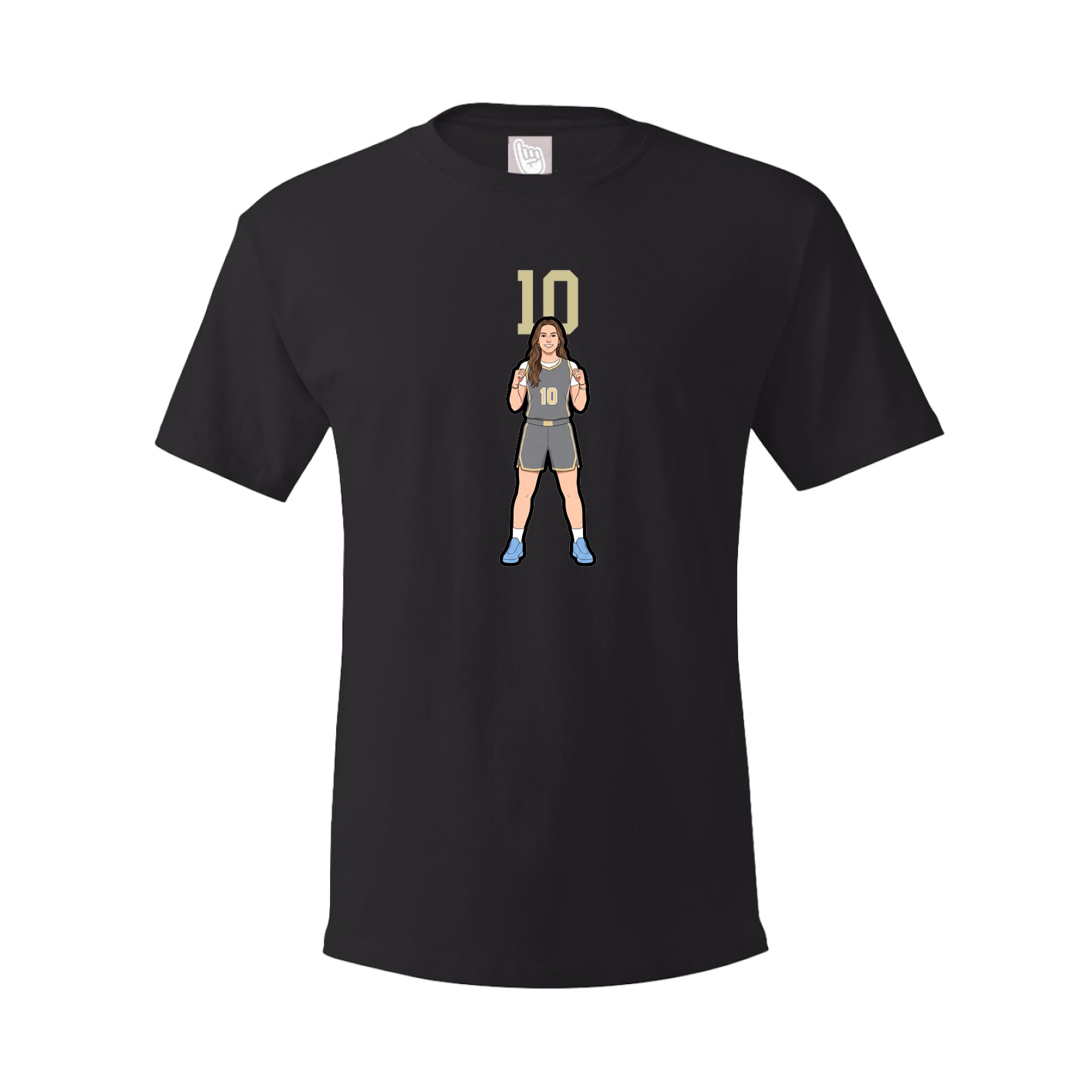 Tee — Number Top in Black