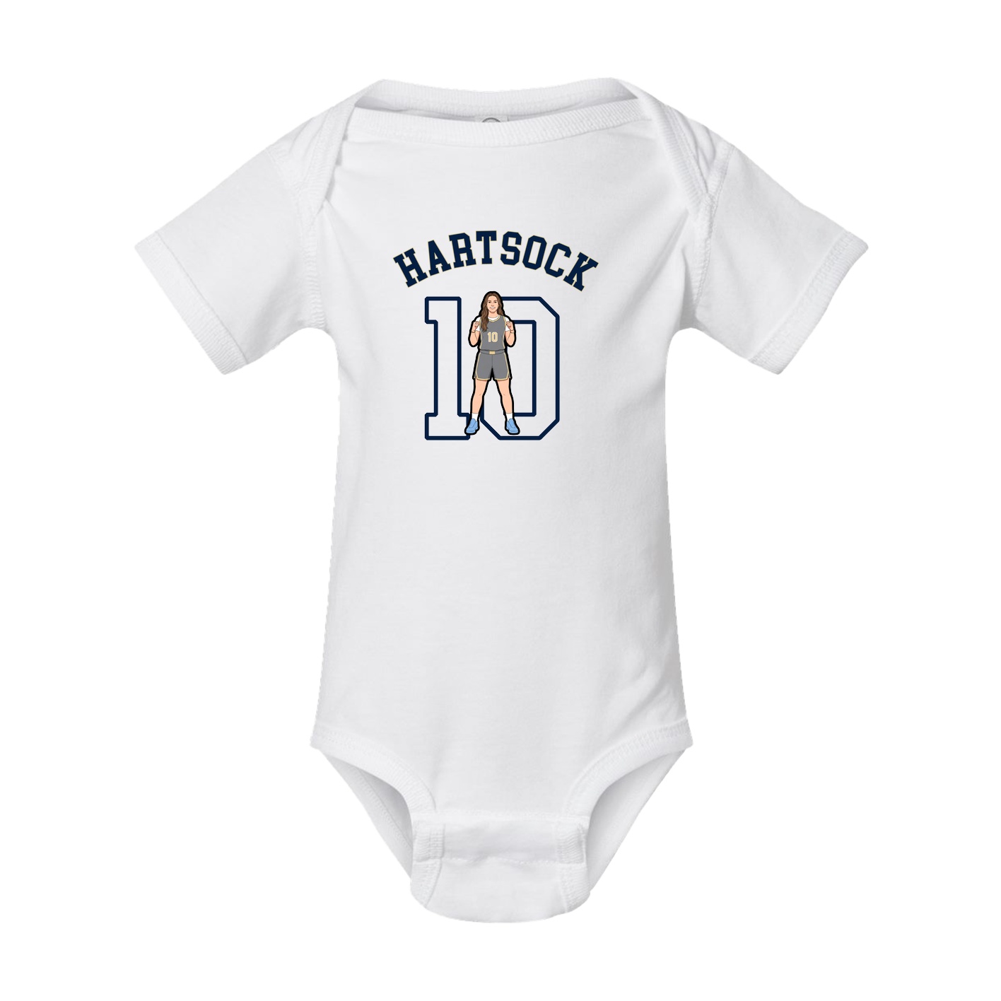 Baby Onesie — Shirsey Arch in White