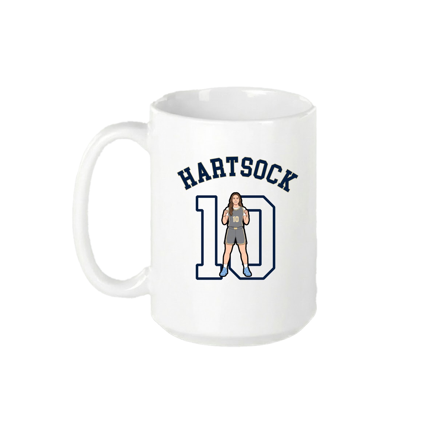 15oz Coffee Mug — Shirsey Arch in White