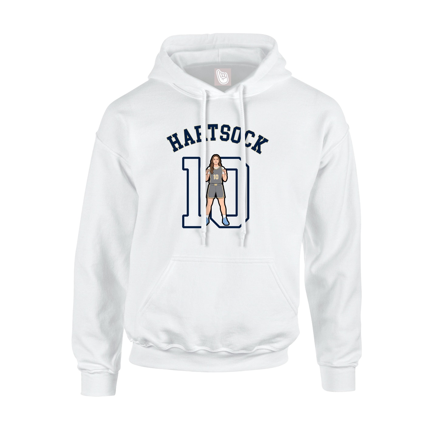 Youth Hoodie — Shirsey Arch in White