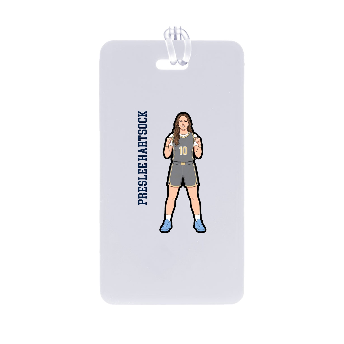 Bag Tag — Name Vertical in Classic