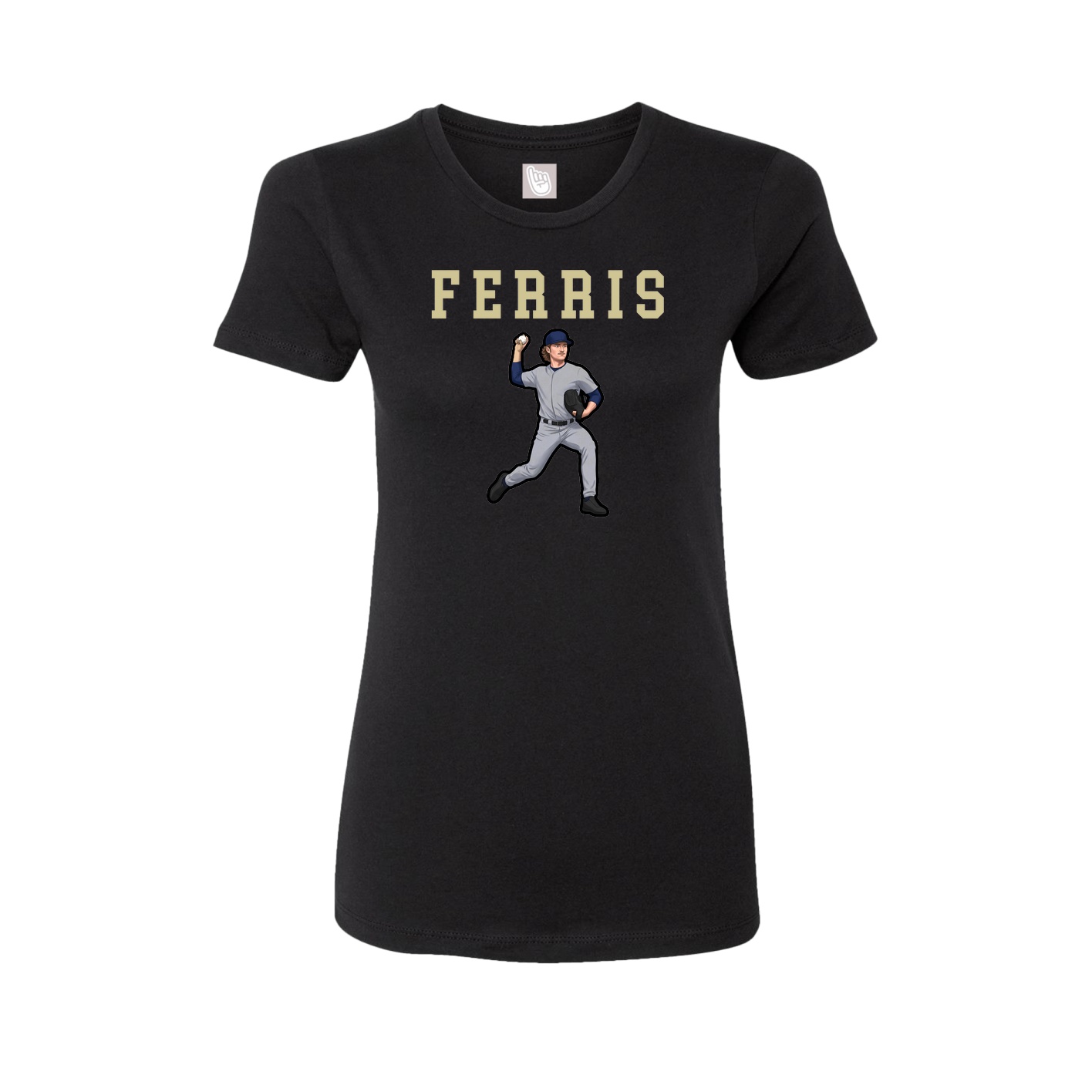 Fitted Women's Tee — Shirsey in Black