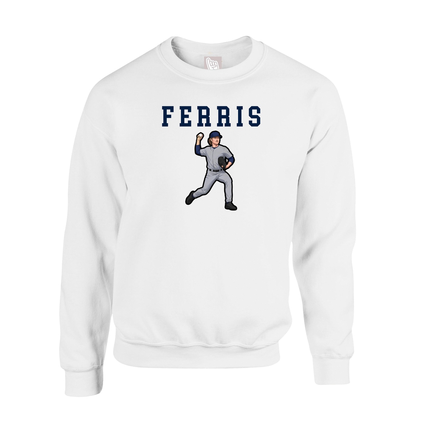 Fleece Crew — Shirsey in White