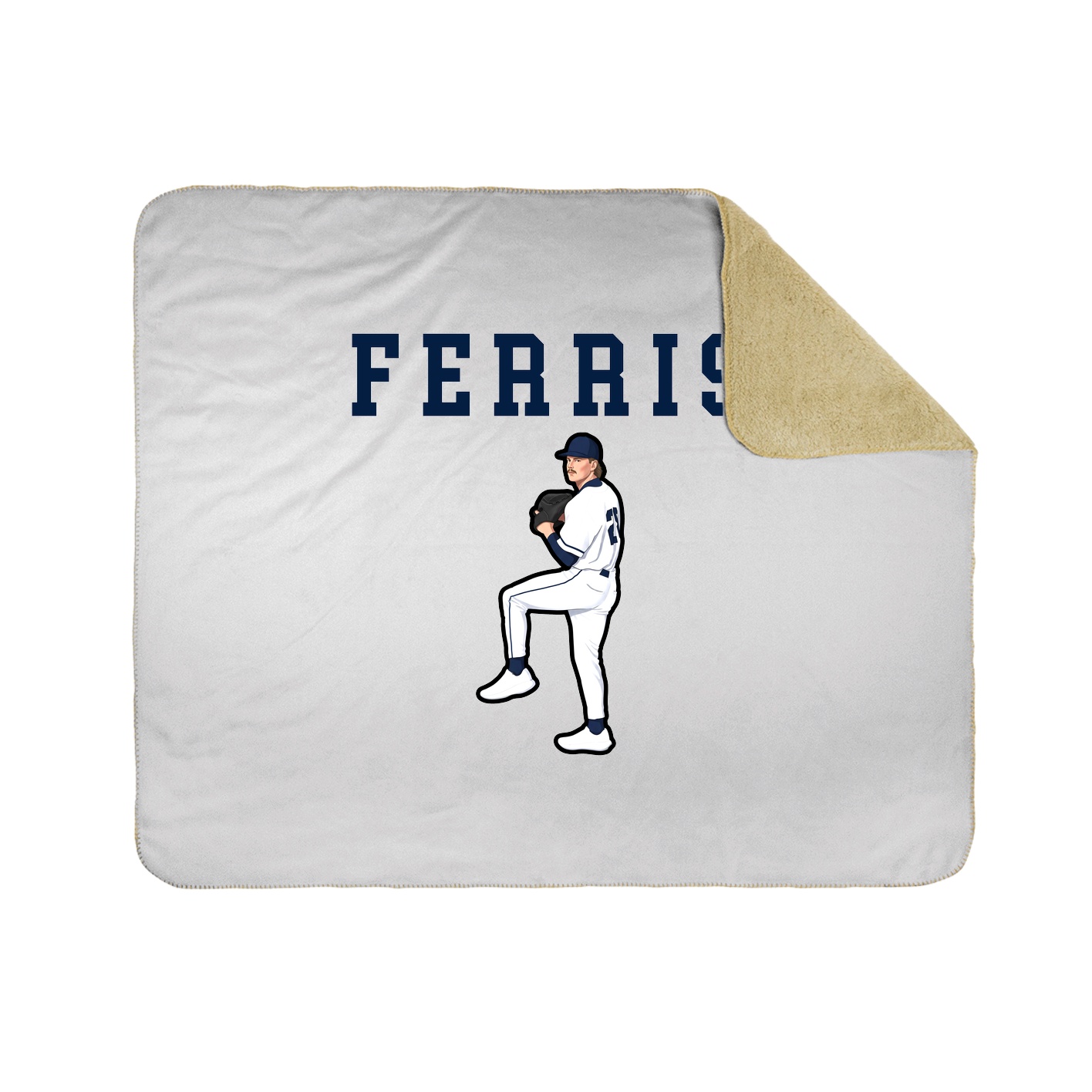 Throw Blanket — Shirsey in White