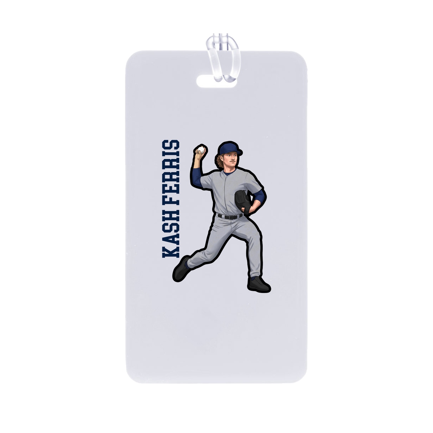 Bag Tag — Name Vertical in Classic