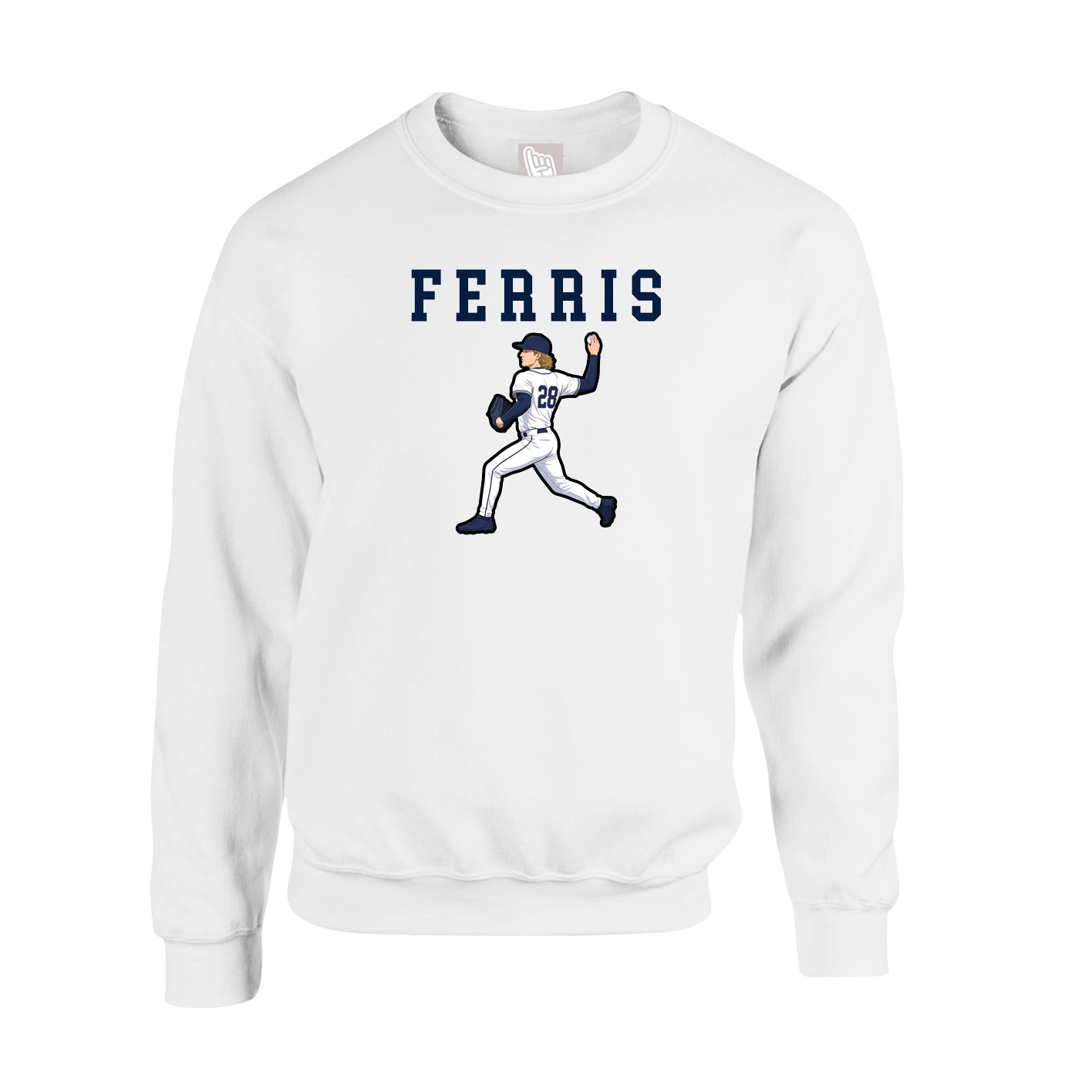Fleece Crew — Shirsey in White