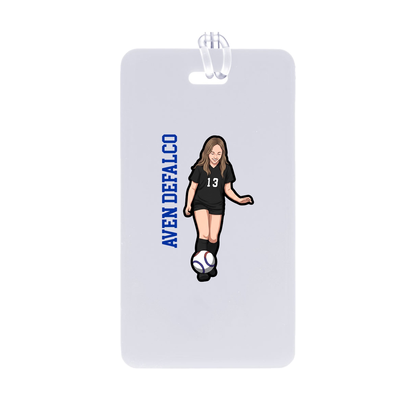 Bag Tag — Name Vertical in Classic