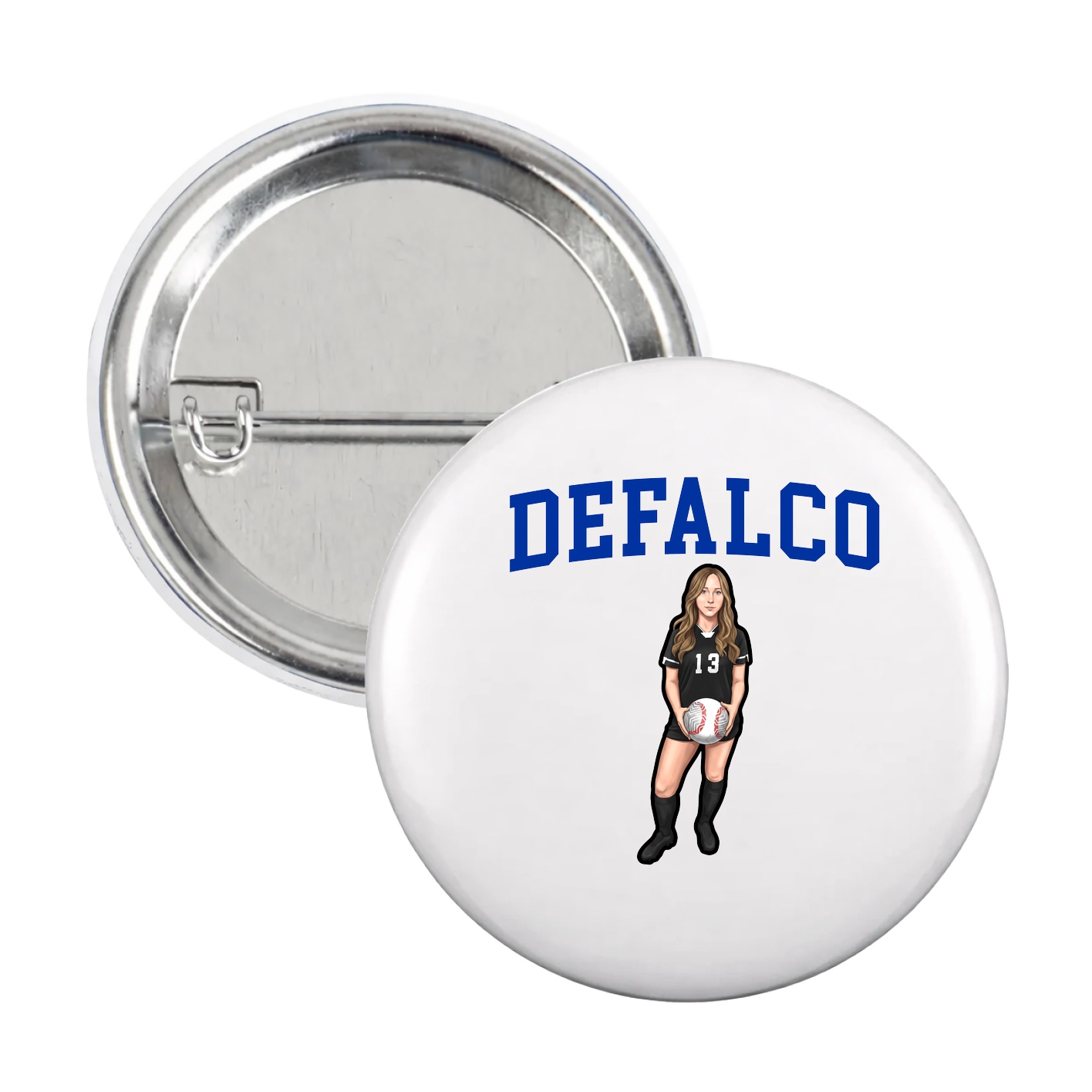 Game Day Button — Shirsey in White