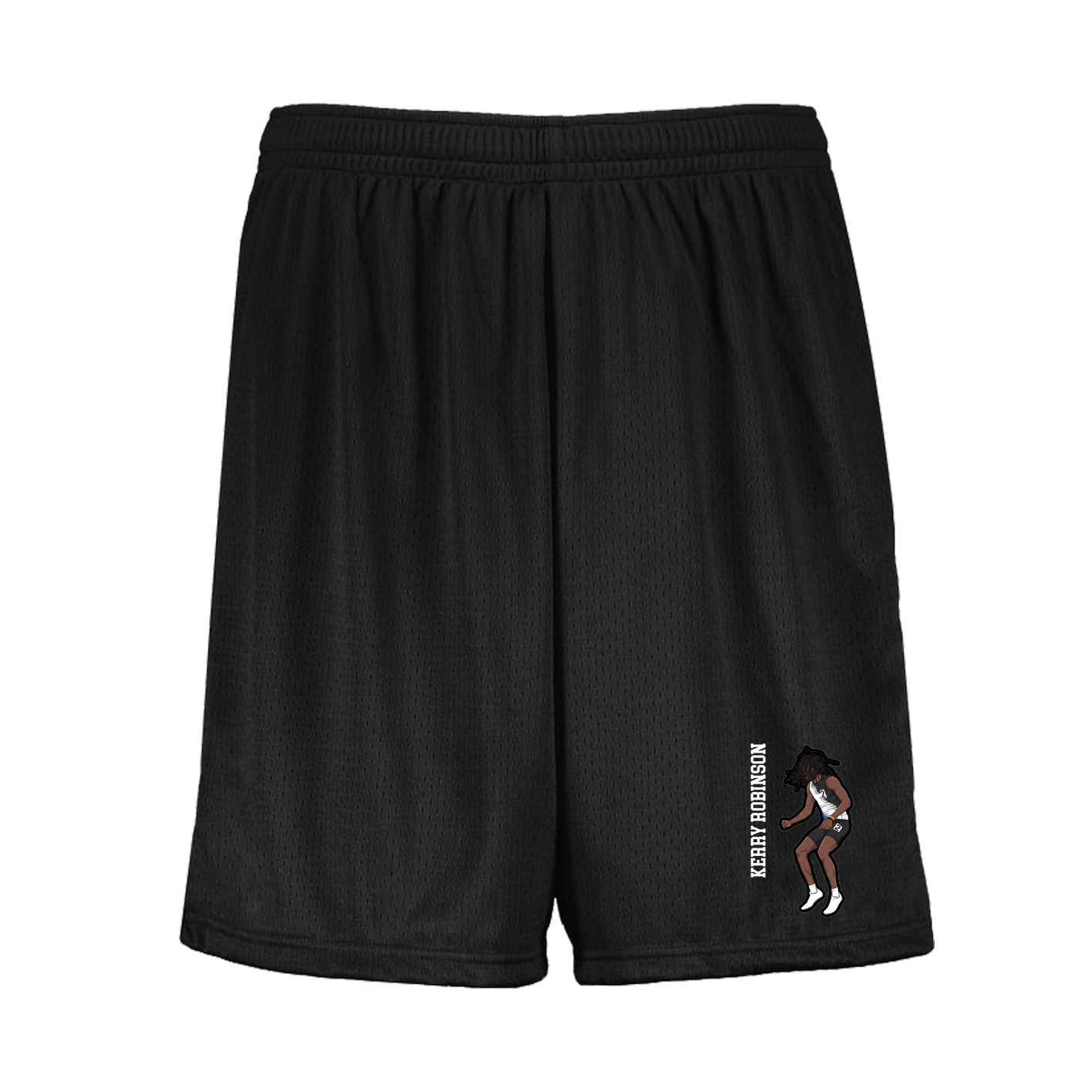 Shorts — Name Vertical in Black