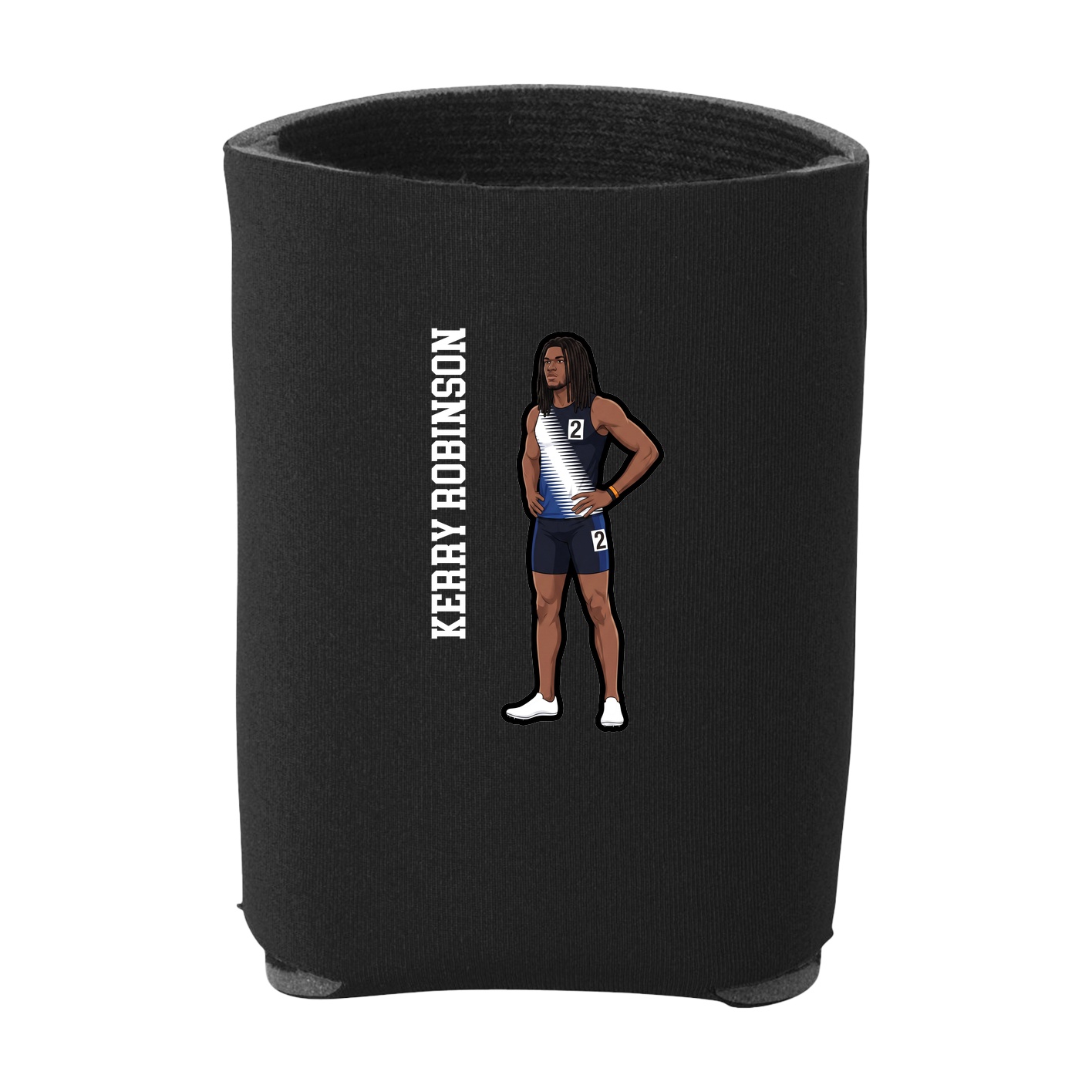 Can Holder — Name Vertical in Black