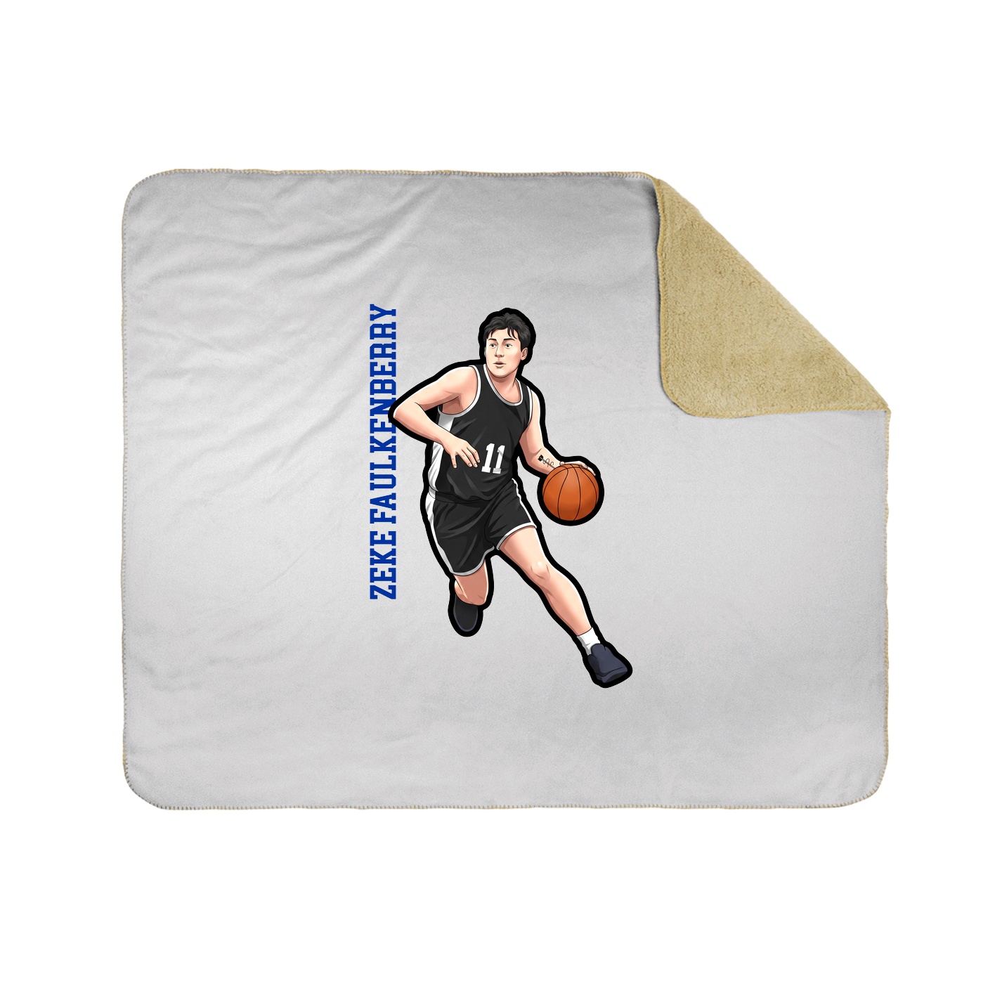 50x60 Sherpa Lined Throw Blanket