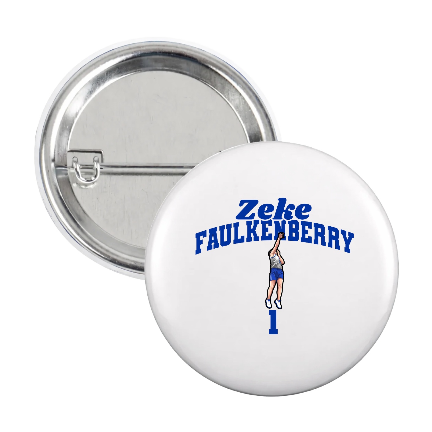 Game Day Button — Signature Arch in White
