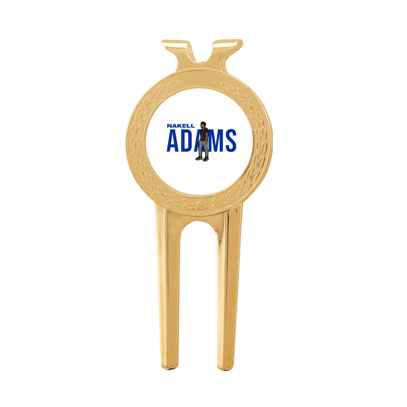 Divot Tool with Ball Marker — Player Name in Classic