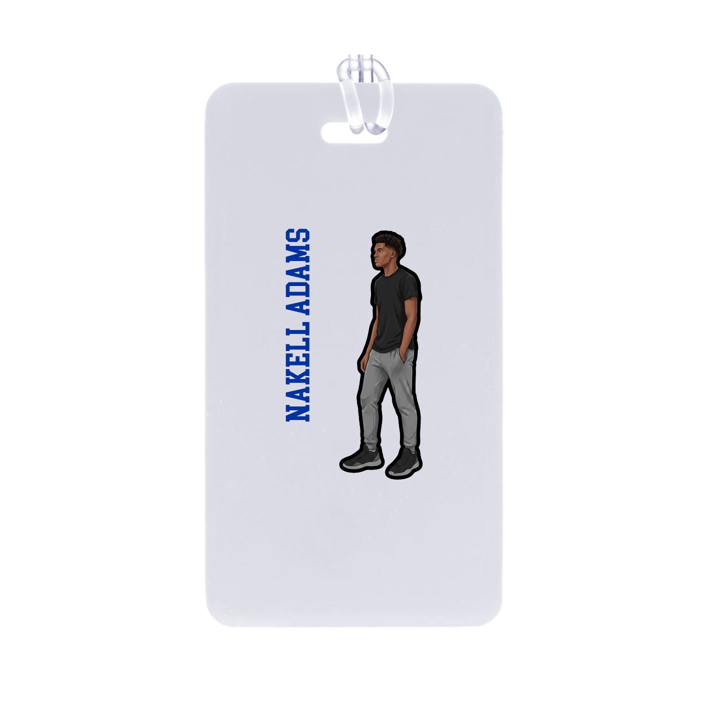 Bag Tag — Name Vertical in Classic