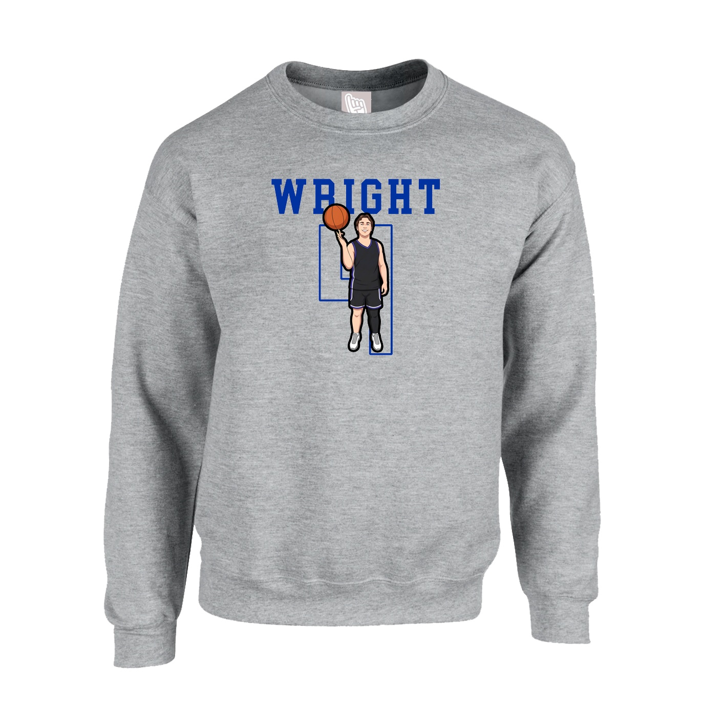 Fleece Crew — Shirsey in Grey