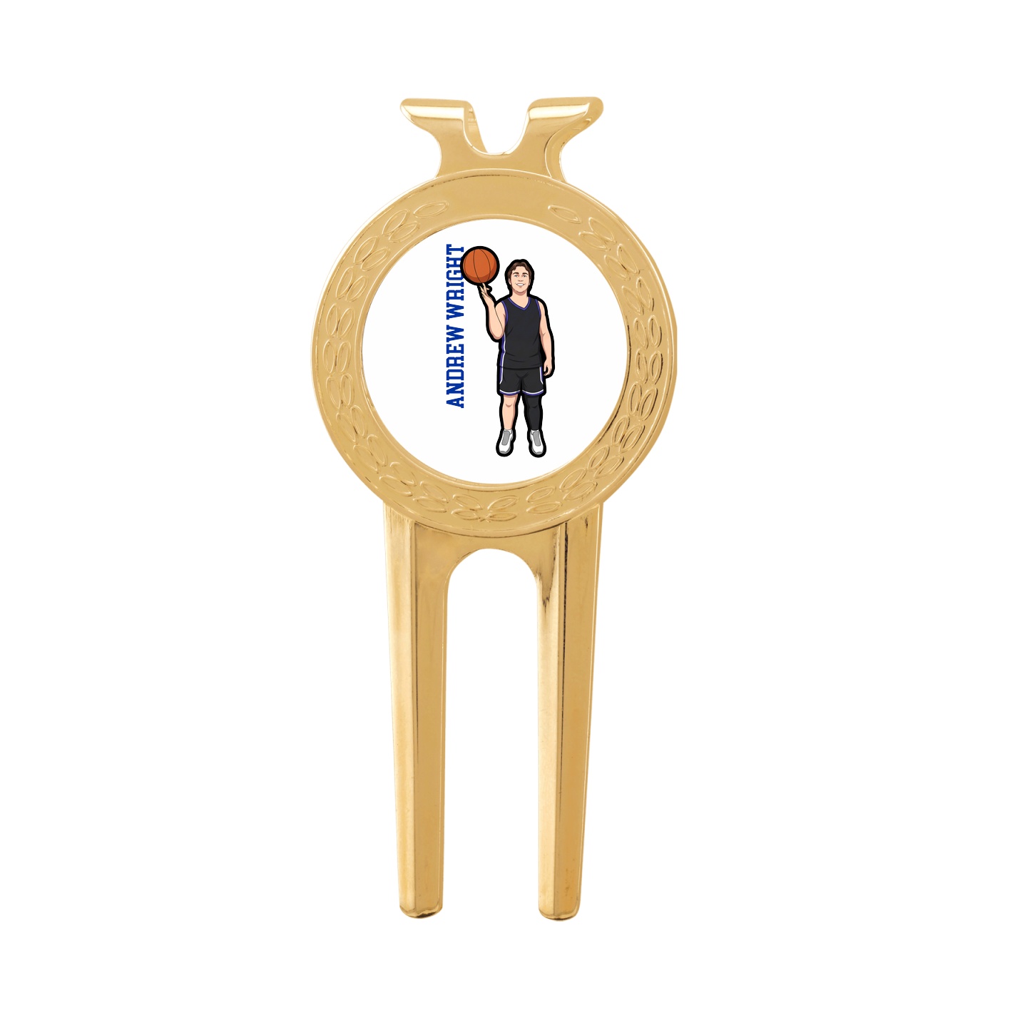 Divot Tool with Ball Marker — Name Vertical in Classic