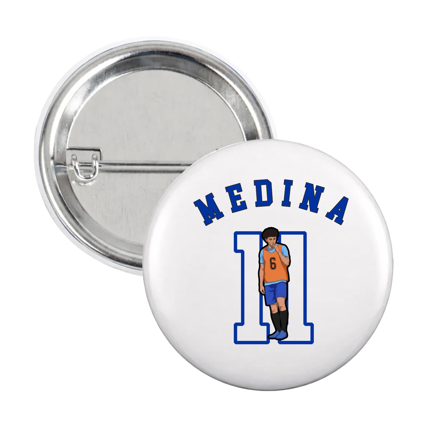 Game Day Button — Shirsey Arch in White