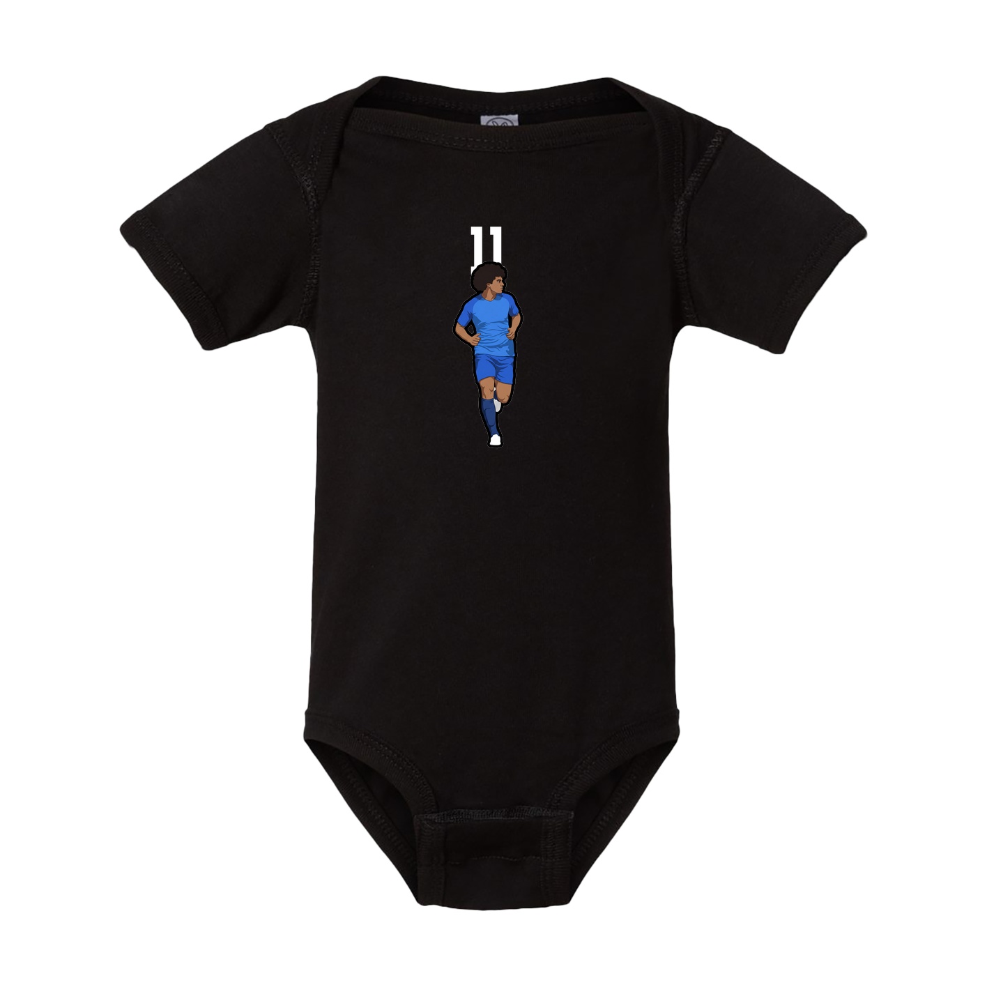 Baby Onesie — Number Top in Black