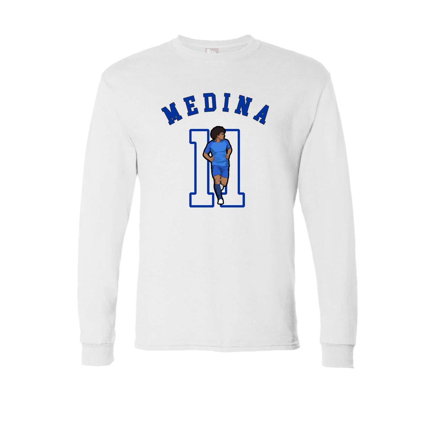 Long Sleeve Tee — Shirsey Arch in White