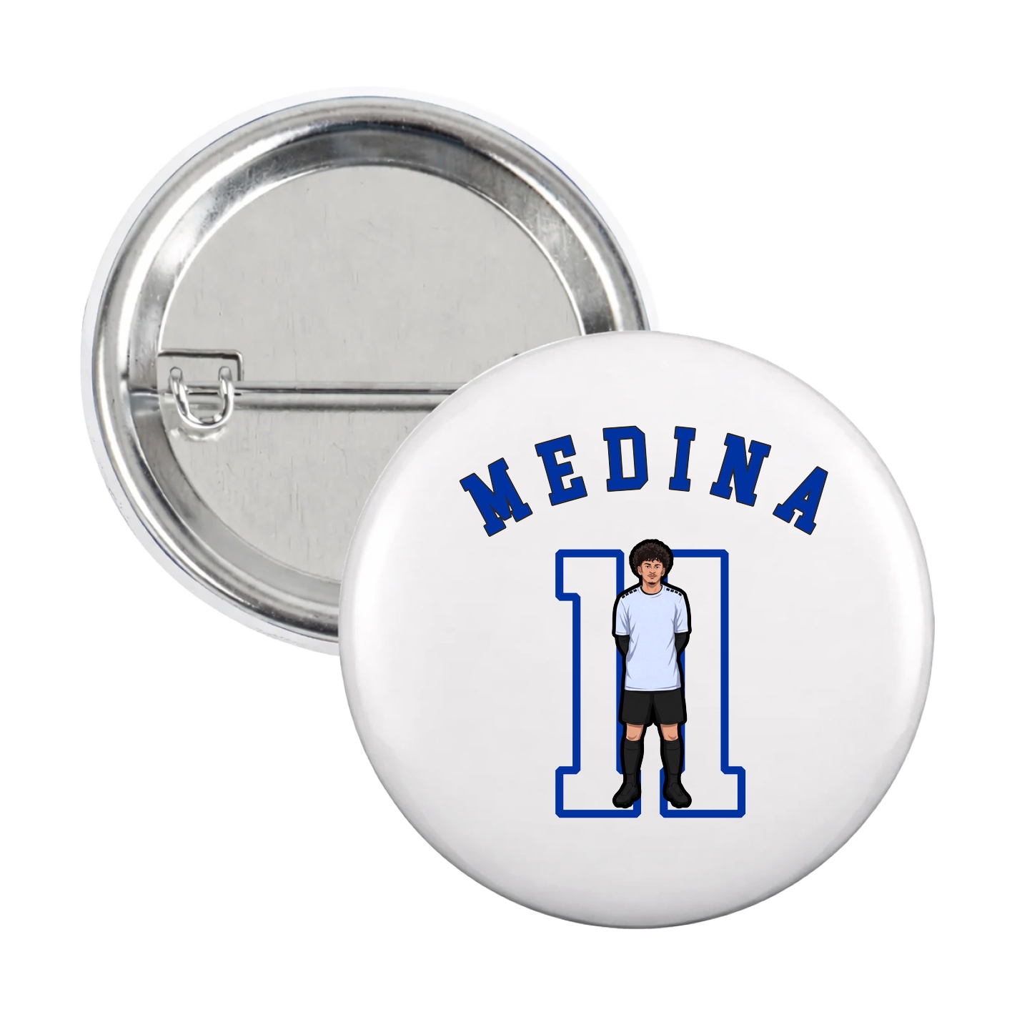 Game Day Button — Shirsey Arch in White