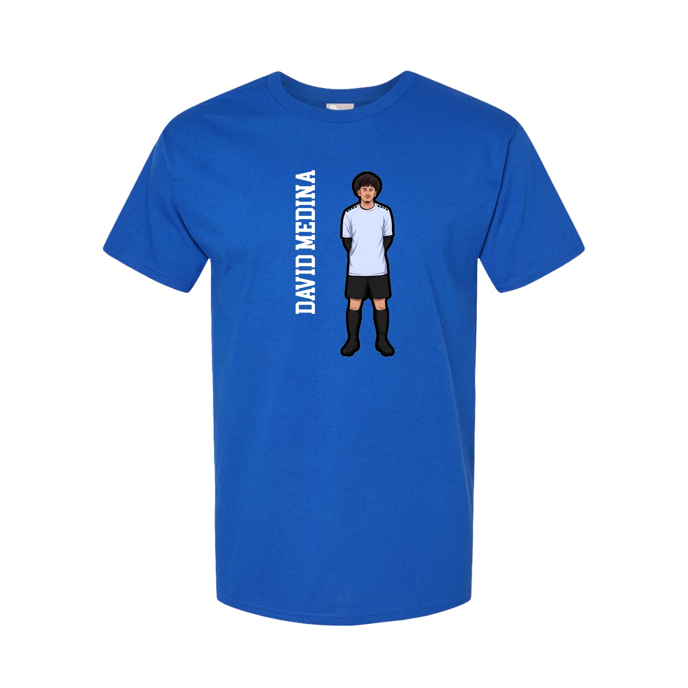 Tee — Name Vertical in Royal