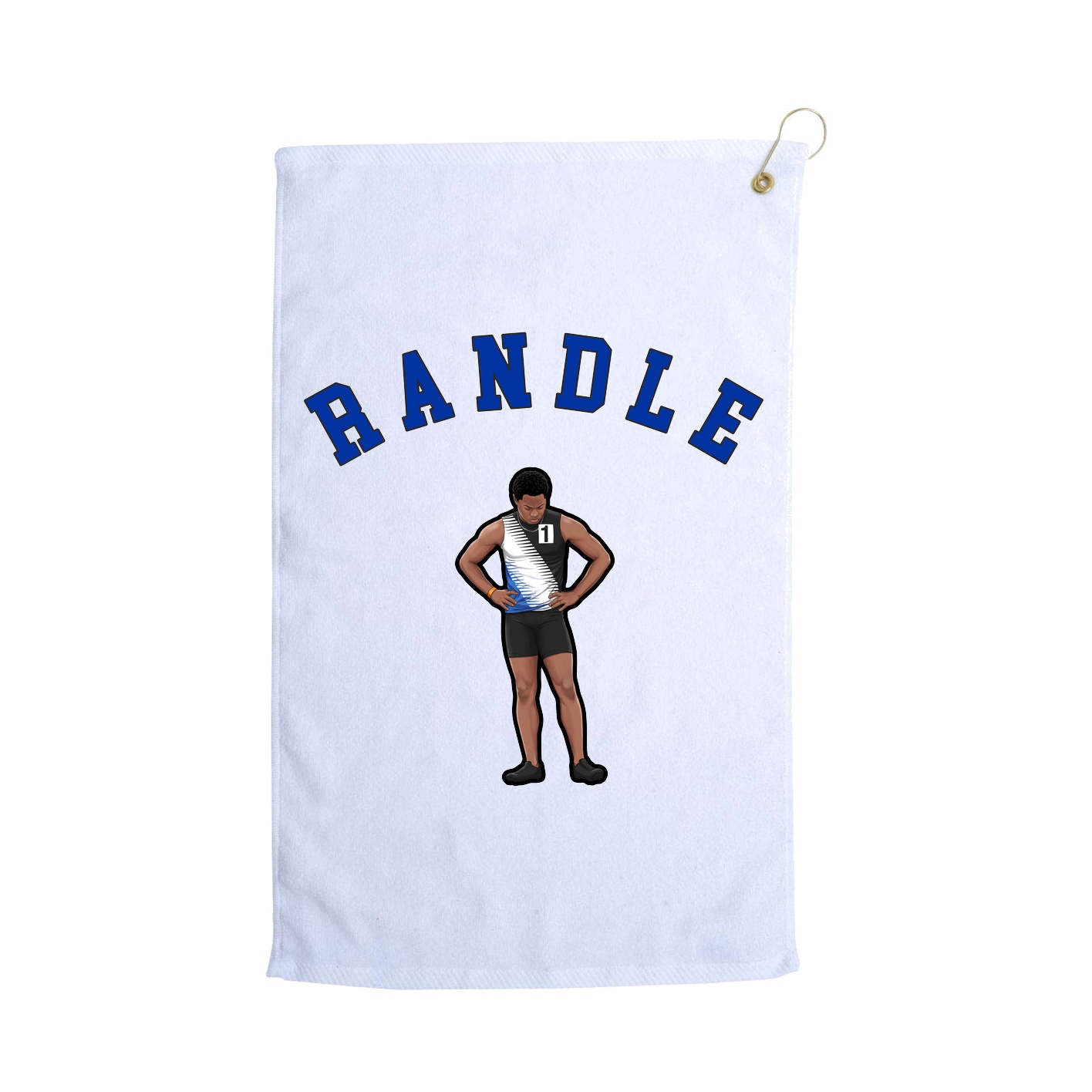 Golf Towel — Shirsey Arch in White