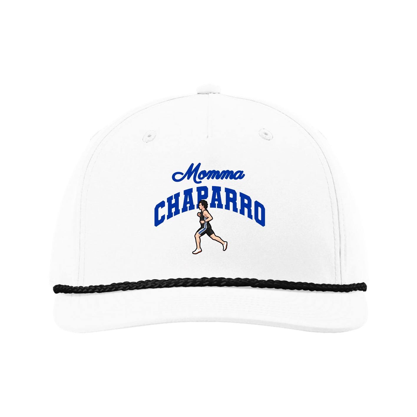 Five-Panel Classic Rope Cap — Mothers Day Arch in White