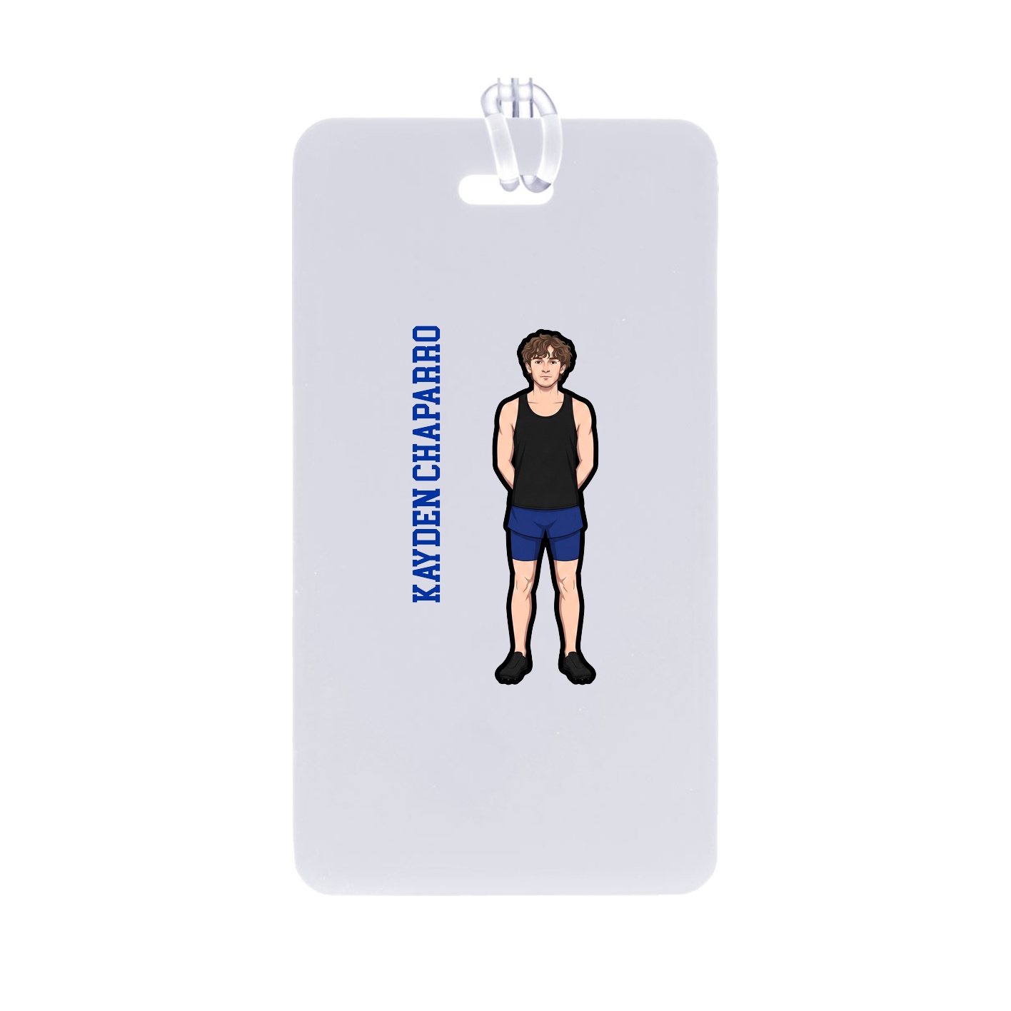 Bag Tag — Name Vertical in Classic