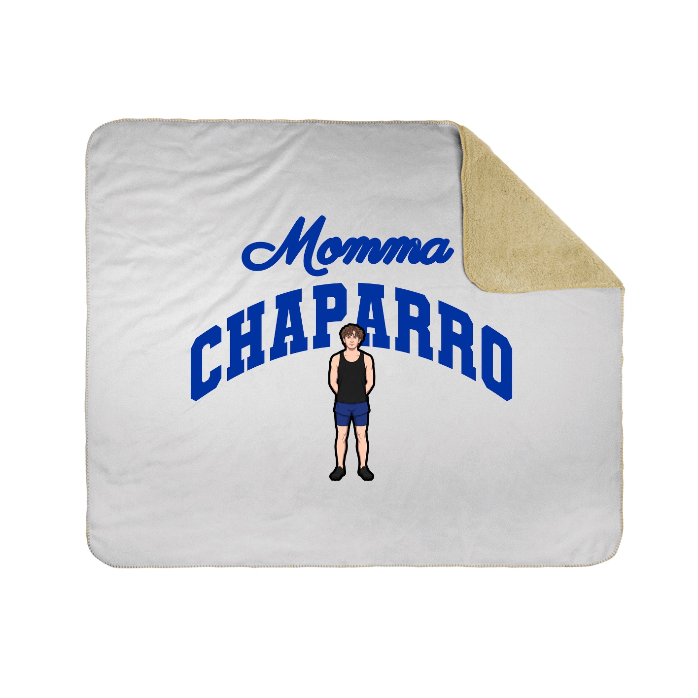 Throw Blanket — Mothers Day Arch in White