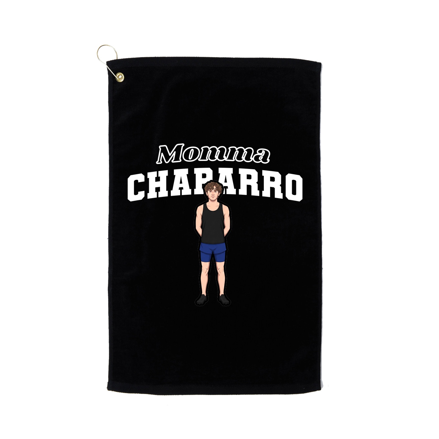 Golf Towel — Mothers Day Block in Black