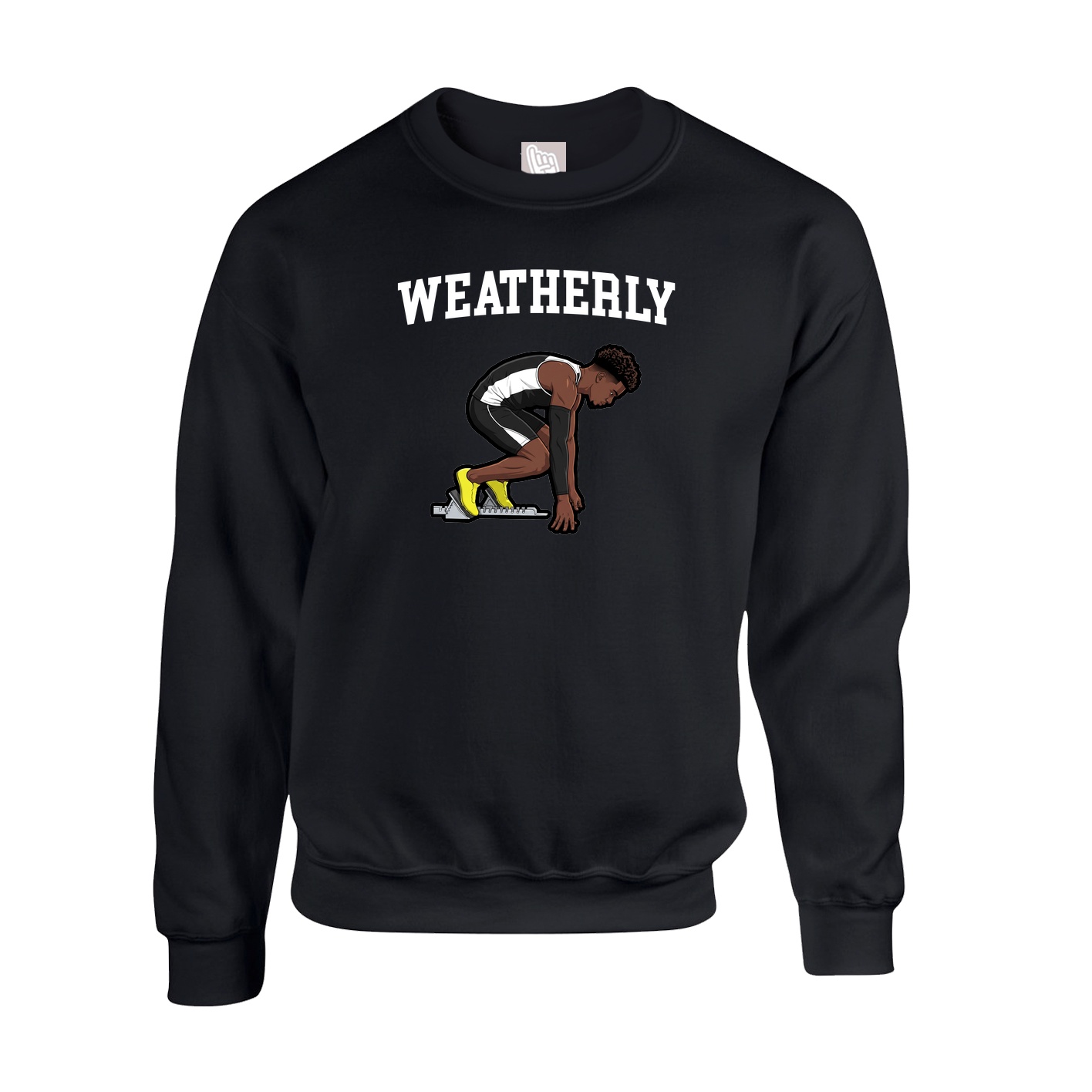 Fleece Crew — Shirsey in Black