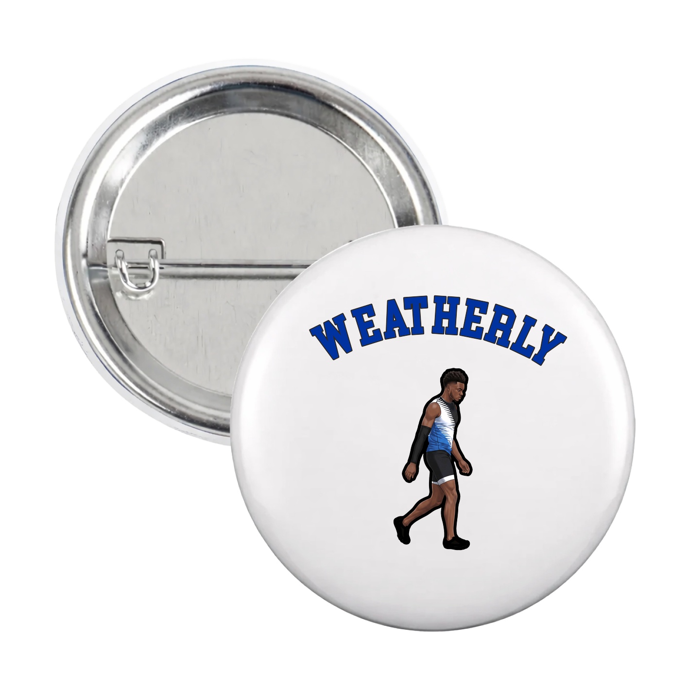 Game Day Button — Shirsey Arch in White
