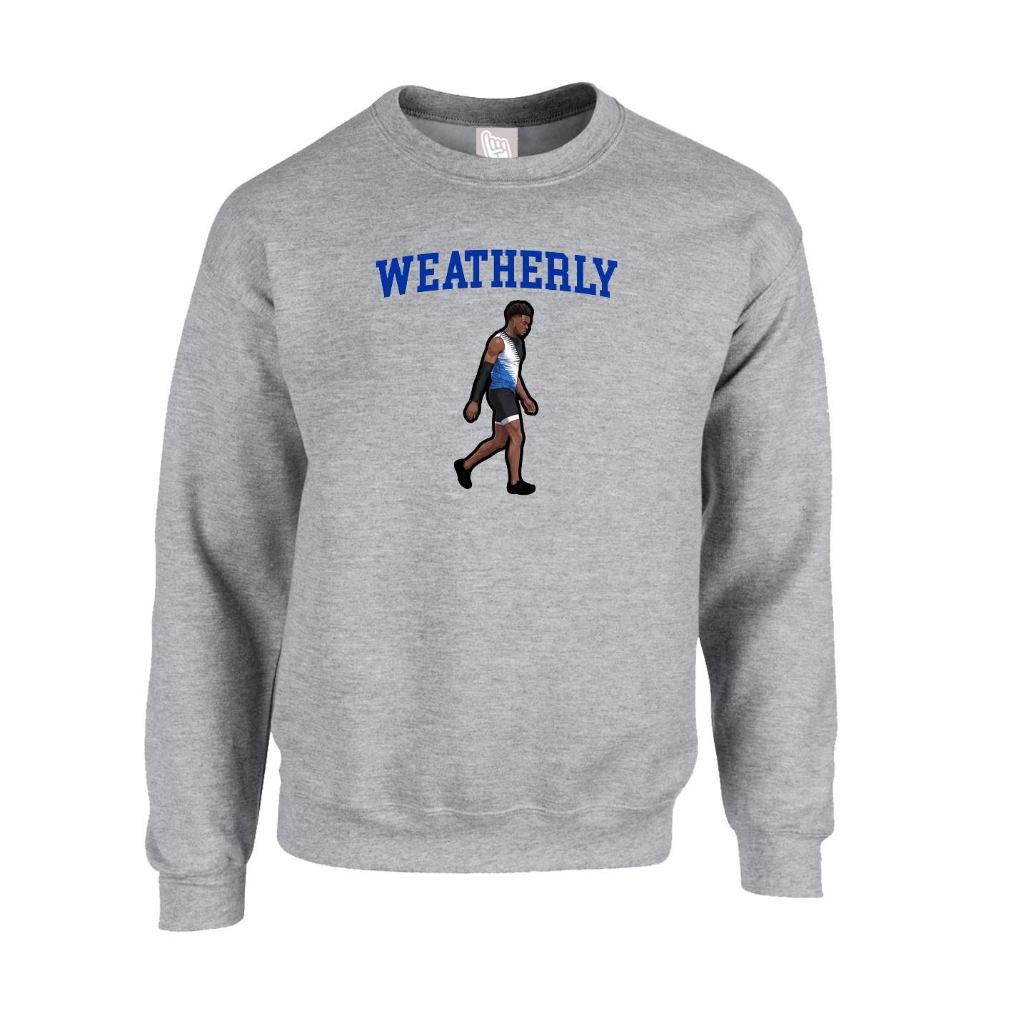 Fleece Crew — Shirsey in Grey