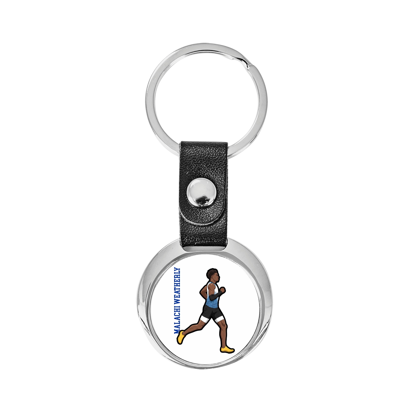 Key Chain — Name Vertical in Classic