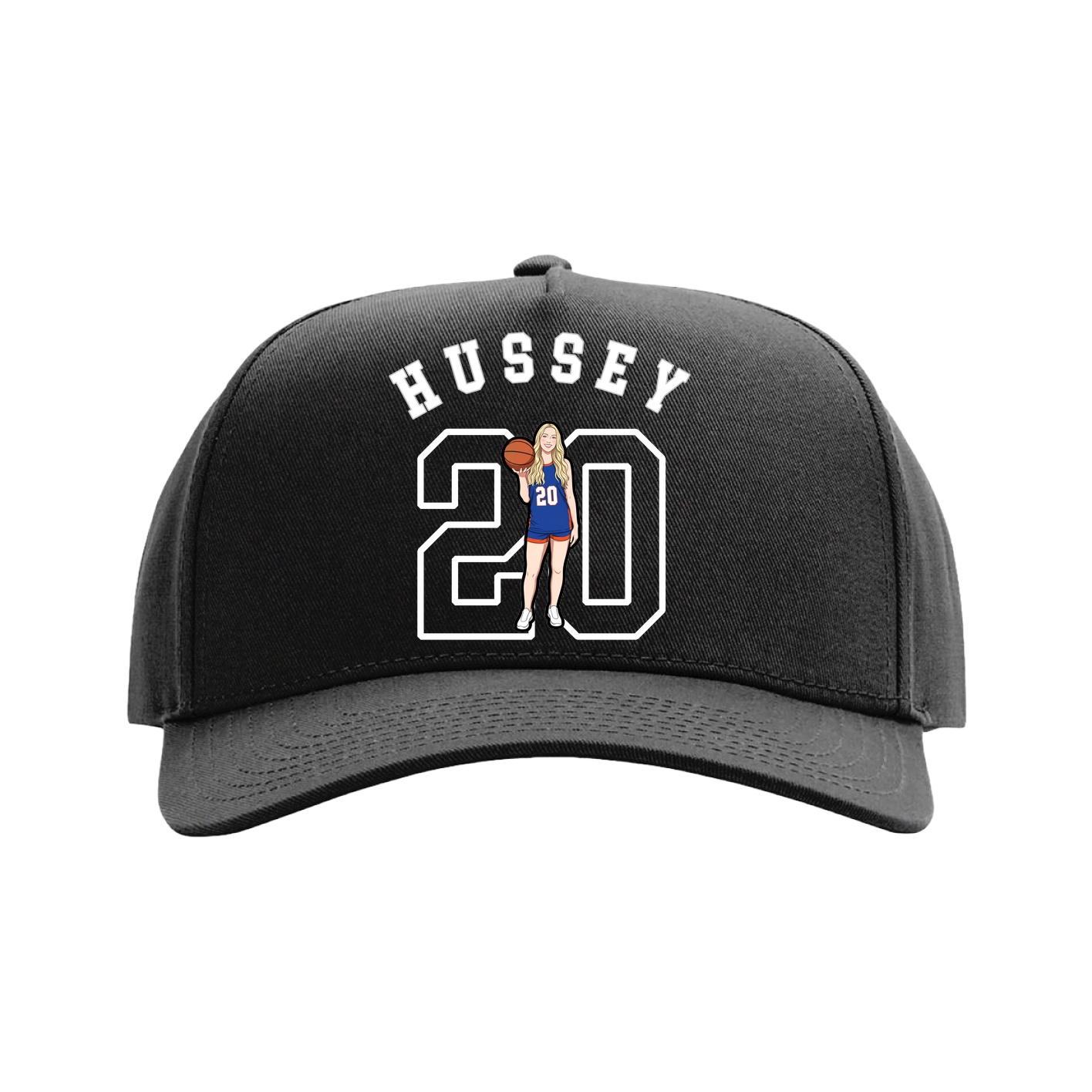 Full Fabric Five-Panel Champ Cap