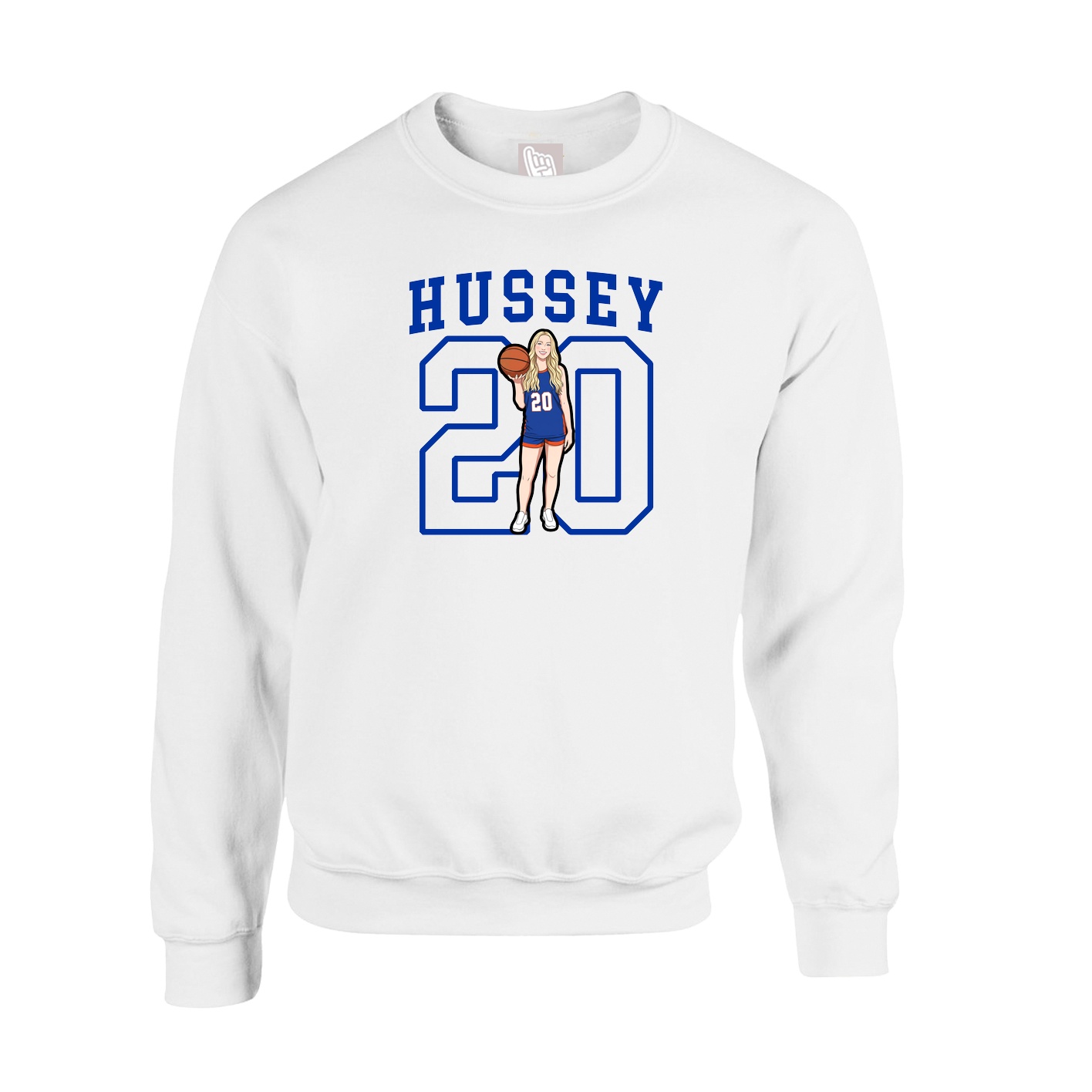 Fleece Crew — Shirsey in White