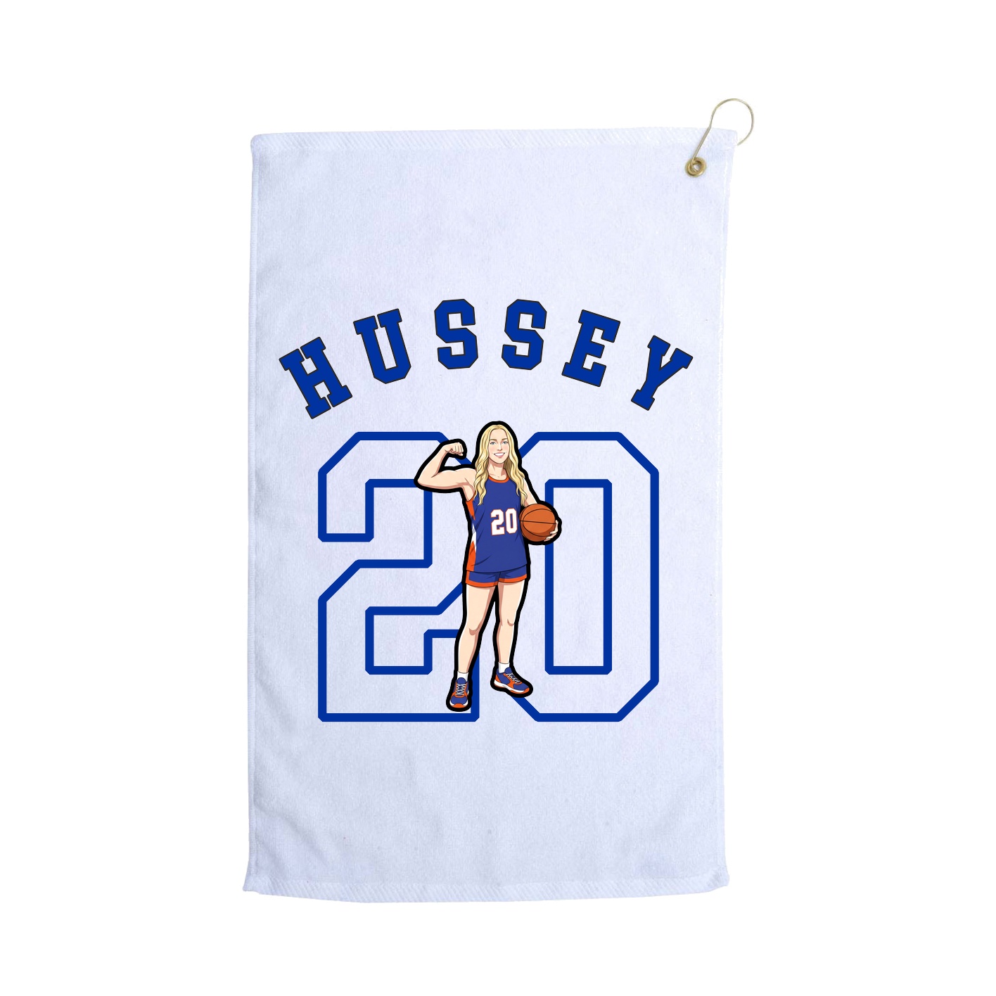Golf Towel — Shirsey Arch in White