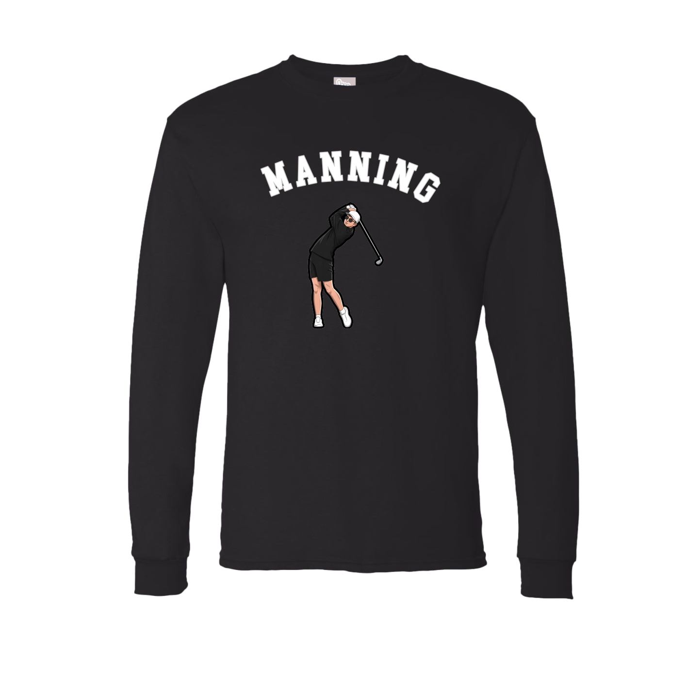 Long Sleeve Tee — Shirsey Arch in Black