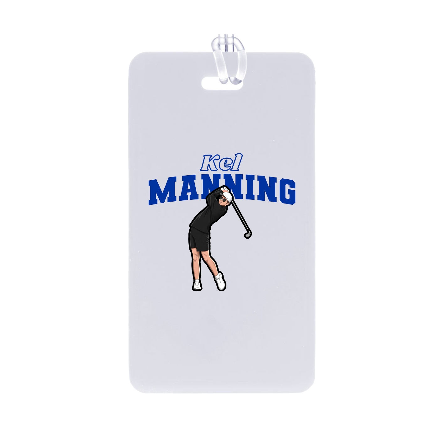 Bag Tag — Name Arch in Classic